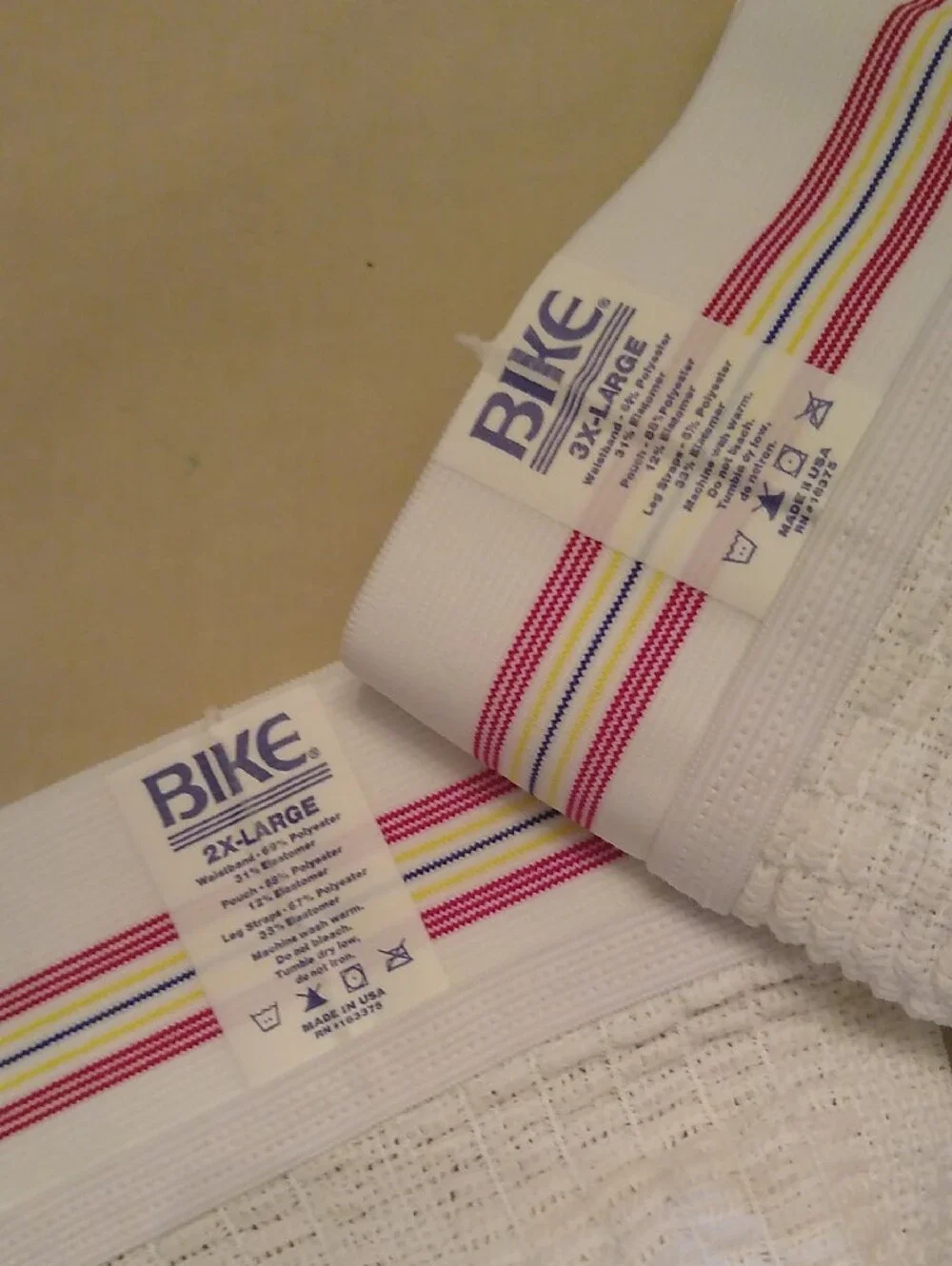 BIKE  Old School Men’s Jock Supportive Athletic Jockstrap with Striped Waistband